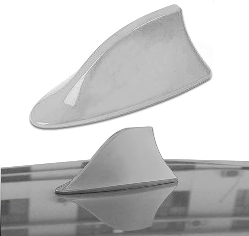 Miniatura 8 de ASUBHA Cubierta de antena de aleta de tiburón para automóvil, antena de techo superior automotriz, base de señal de radio AMFM, cubierta en forma de