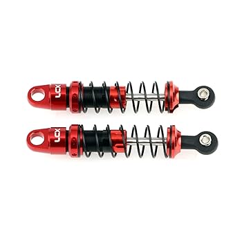 Amazon.co.jp: LCX Racing 1/10th RCクローラーカー 2個 レッド