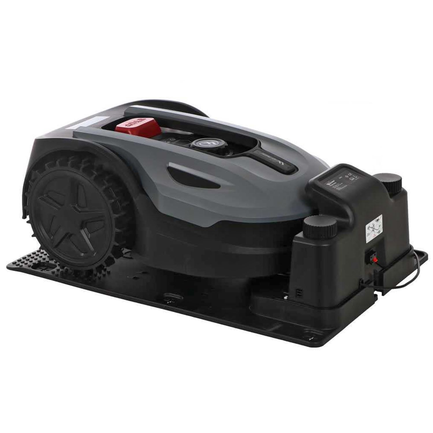 WIPER Pop-8S Robot Tondeuse | 800m2 | 4 Zones gérées | Récepteur Bluetooth | 3 Lames | Capteur de Pluie | Fil périmétriq — vue 3