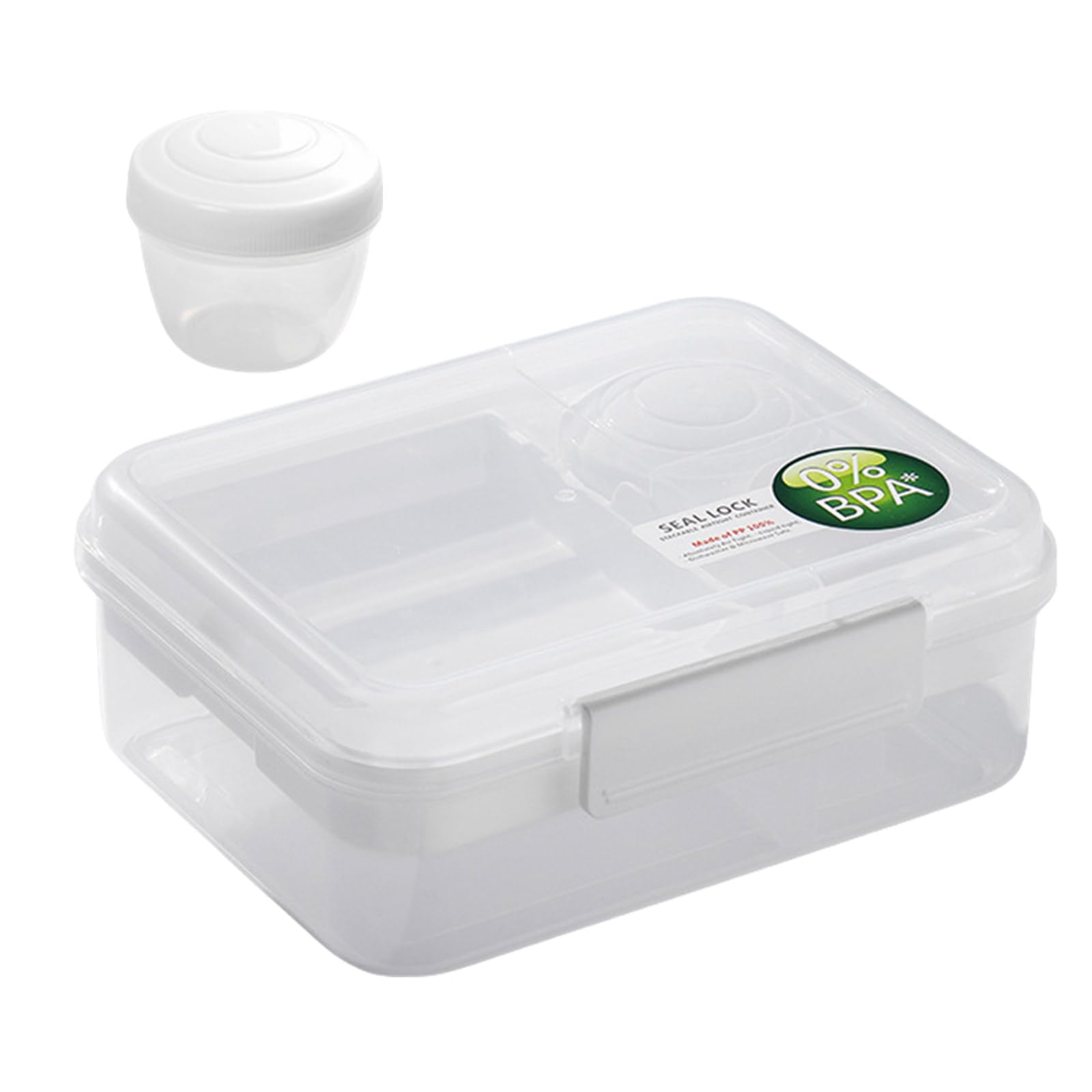 Nucelit Efficient Double Layered Meal Box Leak Proof Double Deck Meal Container Sturdy for Worker and Family Use Lunch Box