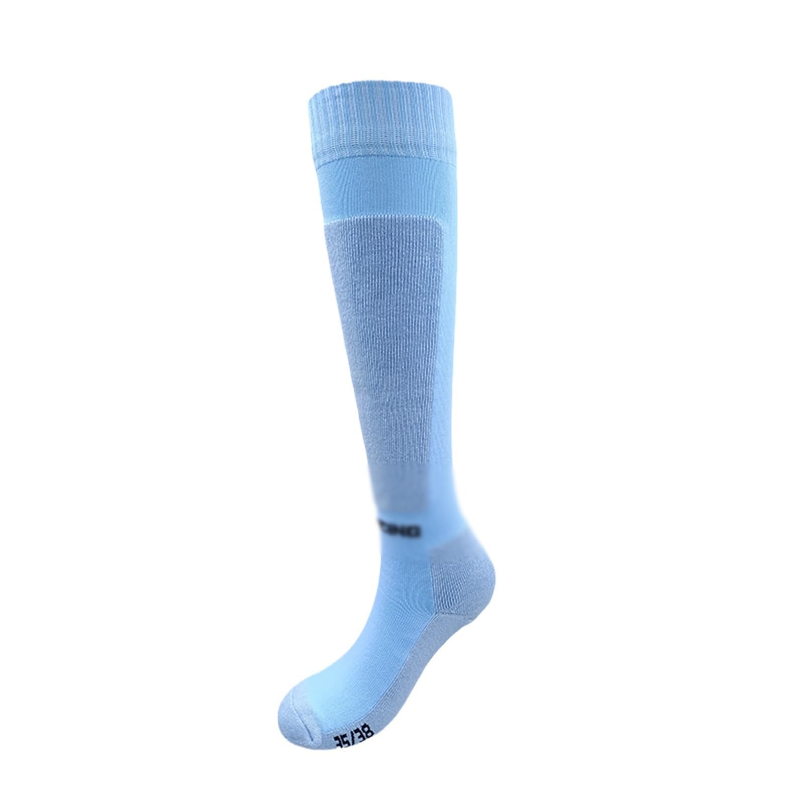 RINUD Professional Fencing Cotton Socks Anti Slip Fencing Stockings for Epee Sabre and Foil High Long Sports Socks(Blue,L)