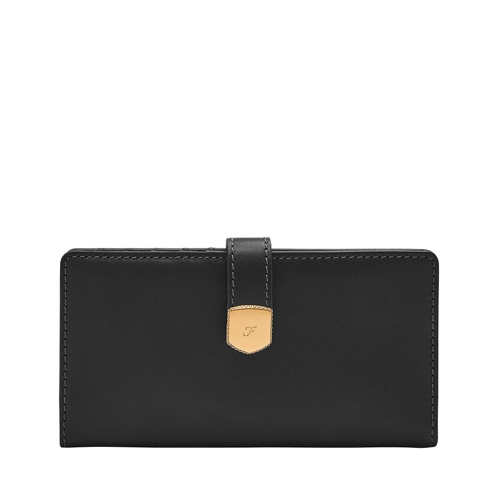 Fossil Women's Lennox Smooth Cowhide Leather Tab Bifold, SL10036001