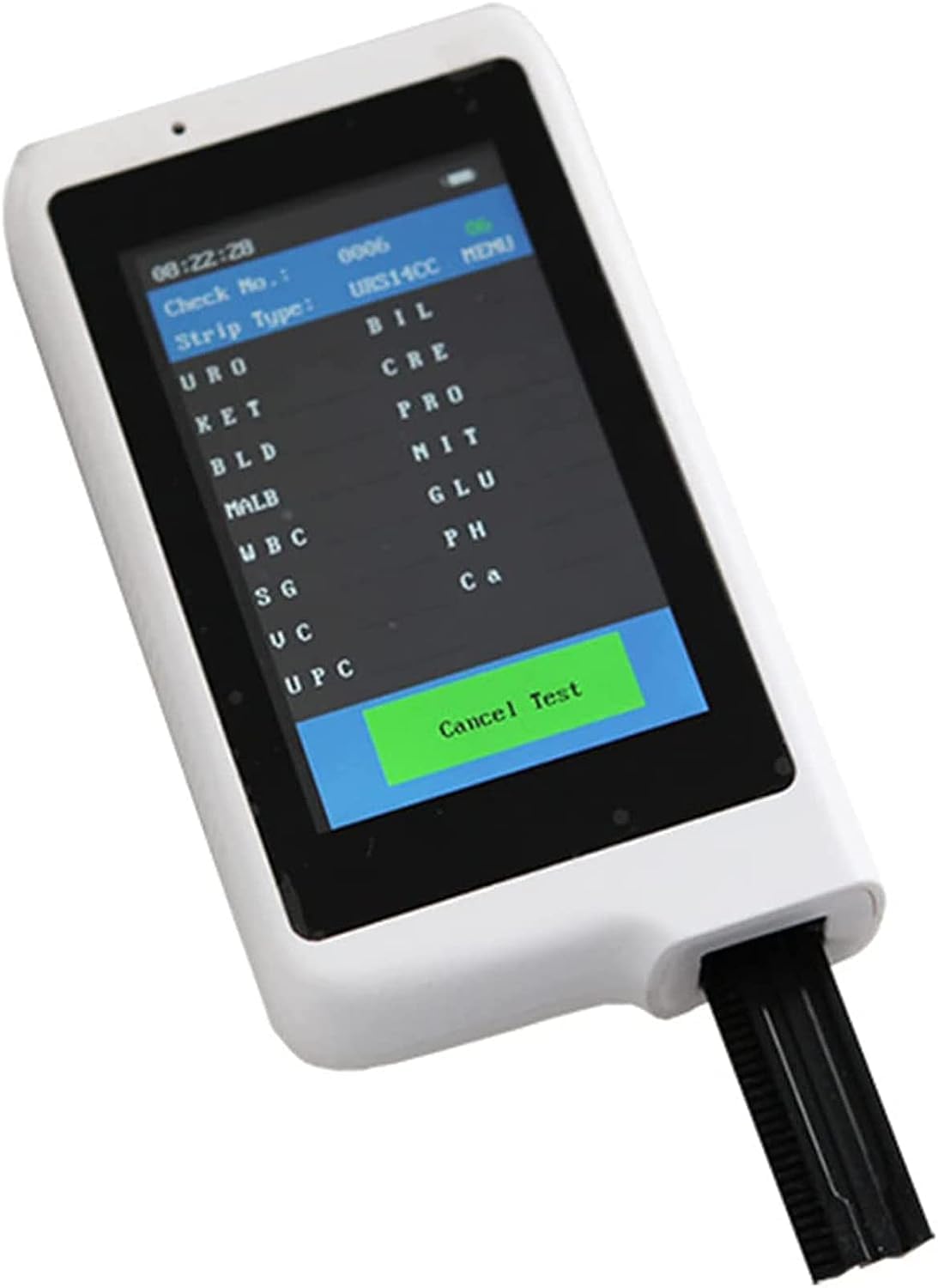 Urin-Analysegerät, 10,2 cm Farbbildschirm, Bluetooth, Heim-Urintestanalysegerät mit pH-Testpapier, USB-Ladegerät, 14 Routine-Urinanalysen und Testinstrumente