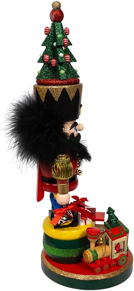 Kurt Adler 18.5" Hollywood Nutcrackers™ with Train Nutcracker