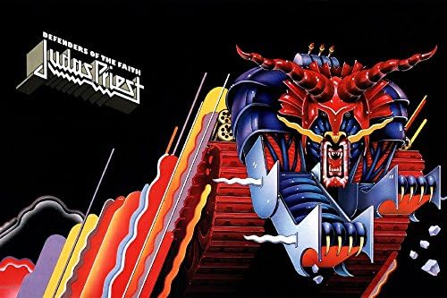 Judas Priest Heavy Metal Grupos Bandas Hard Rock Álbum Película Película Póster Tela Seda Póster Impresión B0228-20