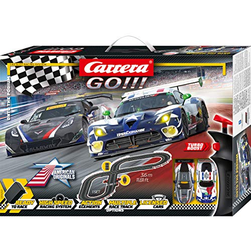 Carrera GO!!! 62521 onto The Podium Electric Powered Slot Car Racing Kids Toy Race Track Set Includes 2 Hand Controllers and 2 Cars in 1:43 Scale , Black - Thumbnail 6