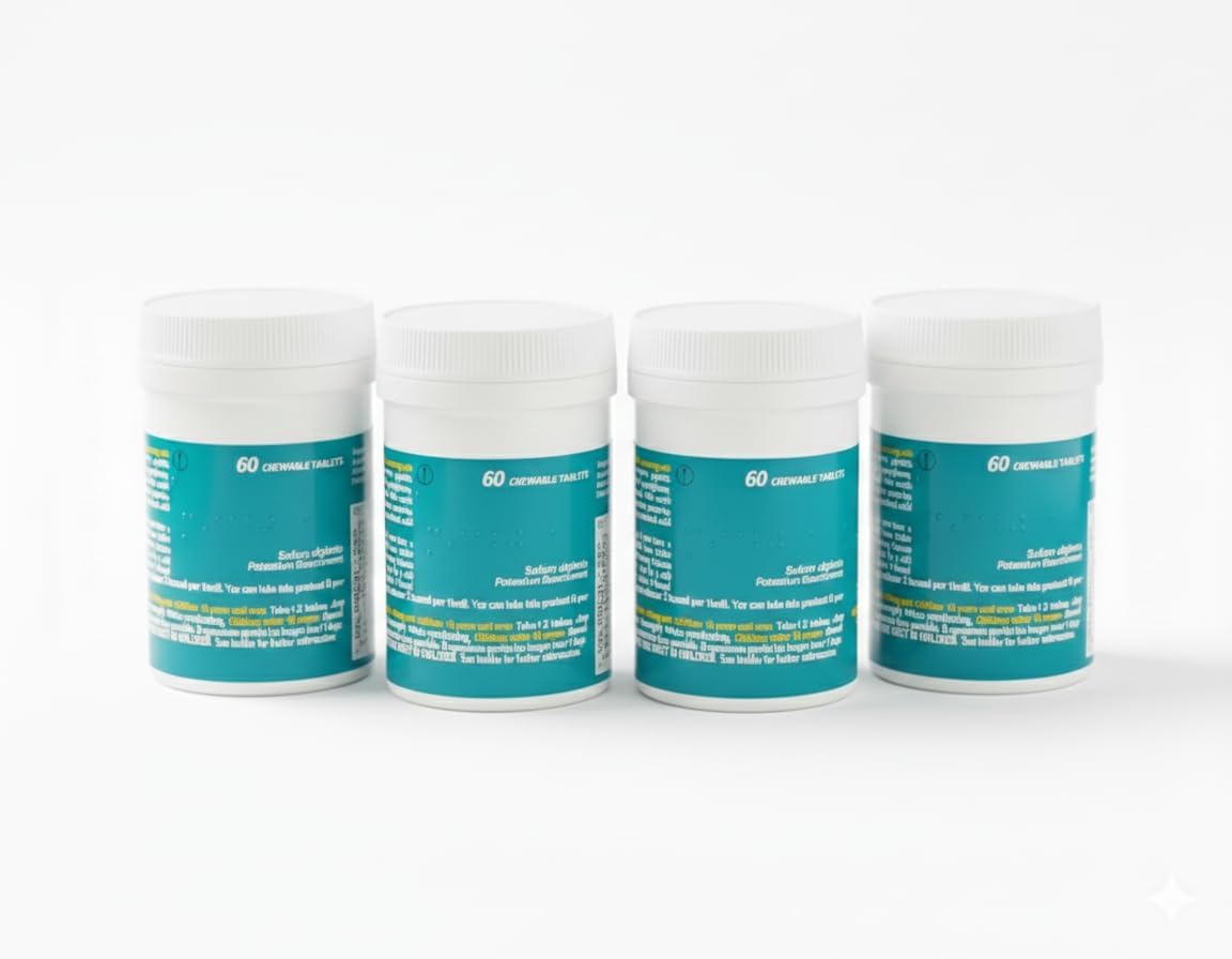 GAVI Advance Chewable Mint 60ct Pack of 4
