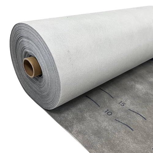 Breathable Membrane/Roof Felt 1m x 50m Roll Under Tile Roofing Felt for Sheds + Beneath Tiles - Slated Pitched Roofs