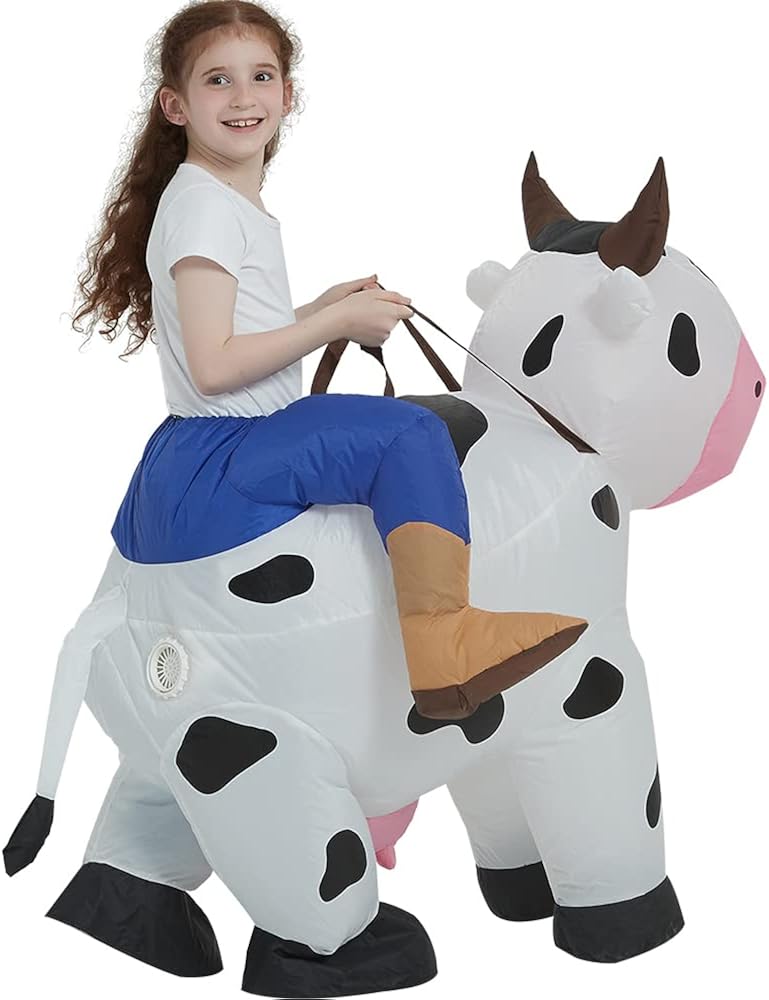 Miniatura 6 de tasanor Disfraces de vaca inflable, disfraces inflables para niños, disfraz de vaca inflable, disfraces de Halloween para niñasniños