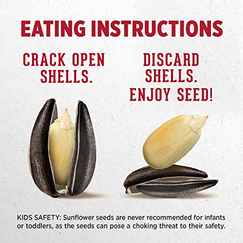 David Roasted And Salted Jumbo Sunflower Seeds, Keto Friendly, 5.25 Oz, 12 Pack #TOP6