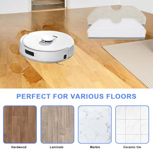 Image of HASTHIP 2Pcs Replacement Mop Pads for Narwal K1 /Freo X Plus Vacuum Cleaner, Microfiber Mop Pads Water Abserbent Scrubbing Pads Cleaning Pads Universal Replacement Mop Pads Cleaning Tools