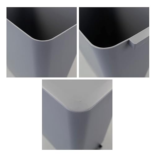 Miniatura 3 de Nicesh Cubo de basura de 3 galones 12 L tapa de plástico abatible azul