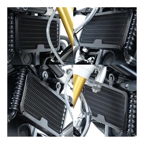 Grille de radiateur R Nine T cache refroidisseur d'huile finition premium noire