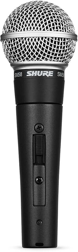 Shure SM7B Cardioid Dynamic Vocal Broadcast Microphone for Studio & Podcasts (Black Hybrid, Dual USB-C & XLR, Touch LED Mute Bar, Digital Pop Filter)