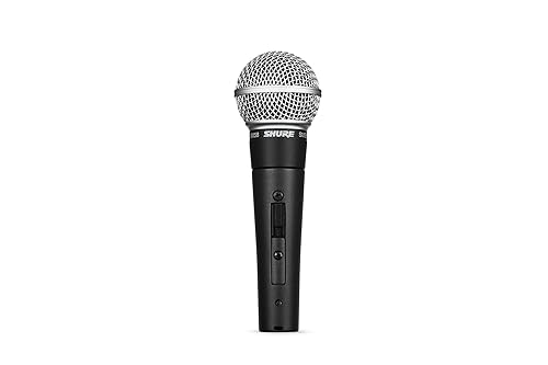 Shure SM58SE Microphone Vocal Dynamique cardioïde avec Interrupteur on/Off, Filtre