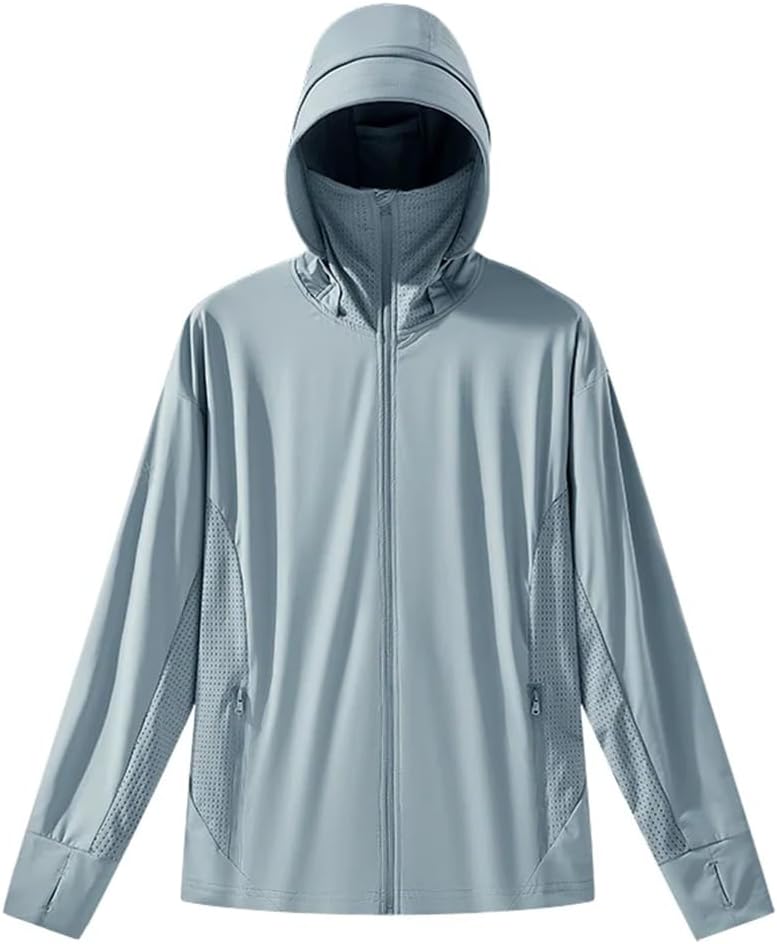 Unisex Summer Anti-UV Jackets Outdoor Protective Windbreaker Hiking Camping Climbing Coat