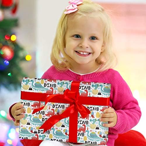 12 Sheets Package Papers Gift Wrapping Paper, Girls and Boys Wrapping Paper, Eco-Friendly Recycled Kids Wrapping Paper, Ideal for Birthday, Party, Anniversary, Paper Unfolded Size 70 * 50cm (Folded)