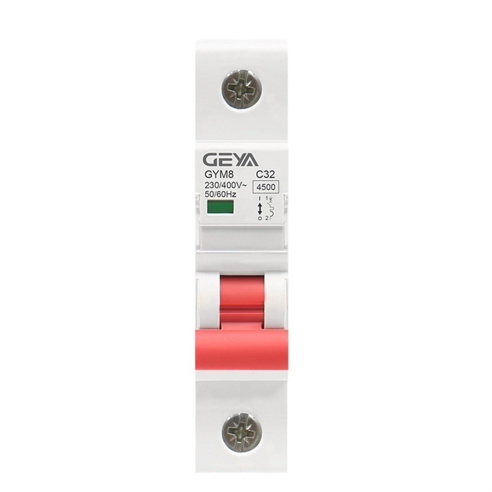 Disjoncteur rail DIN GYM8 SP courbe C 6 A 10 A 16 A 20 A 25 A 32 A 40 A 50 A 63 A 220 V avec CE CB SEMKO 1 pièce(20A)