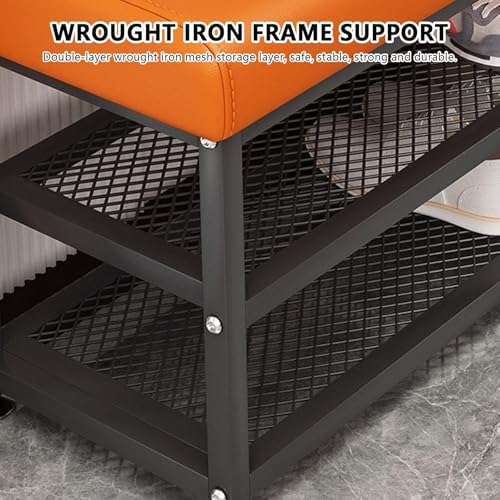 Banc de rangement à chaussures avec siège confortable pour entrée - 7