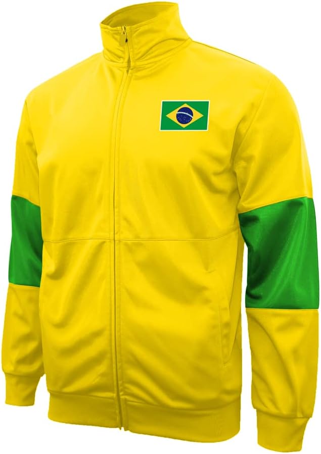 Adult Full-Zip Active Training Touchline Country Soccer Track Jacket