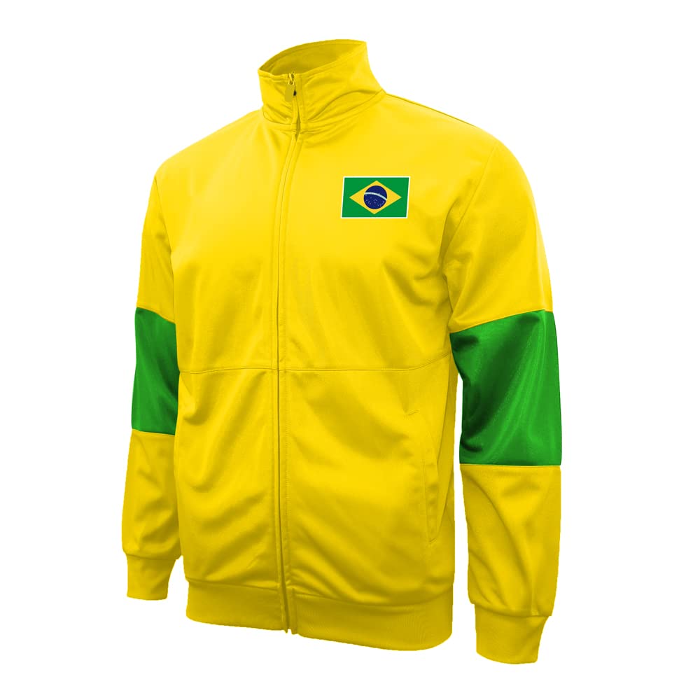 Adult Full-Zip Active Training Touchline Country Soccer Track Jacket