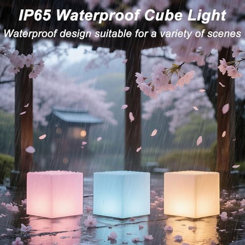 Lámpara Cubo LED 8 pulgadas con 16 colores RGB miniatura 5