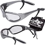 Hercules Bifocal Safety Glasses (Lens Color: Clear Anti-Fog 2.50, Frame Color: Gray With Foam...