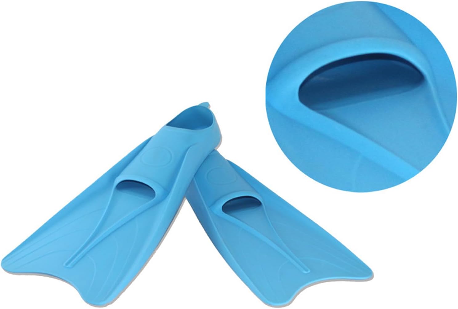 Swim Flippers for Diving & Pool Training Long Frogs Comfortable Snorkeling Gear for All Ages Soft Swim Fins for Adults Long Snorkeling Fins