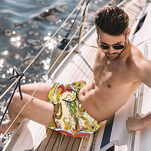 Short de bain rétro pour homme évitant les irritations grâce à sa doublure maille - 2
