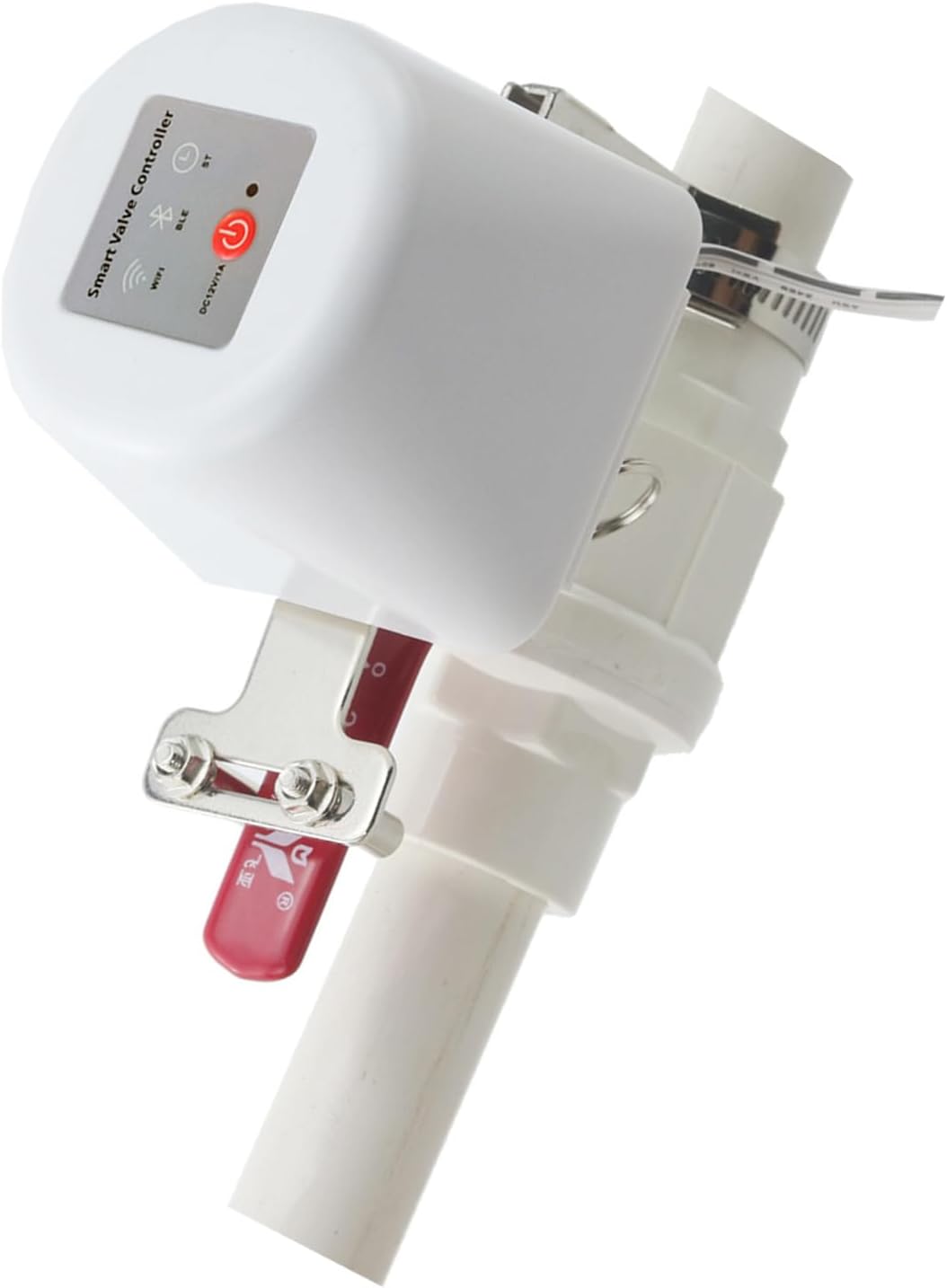 Smart Water Valve, Electric Smart Valve Actuator, ZigBee Valve, No Hub Required (White)