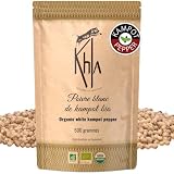 Khla - Pepe bianco Kampot biologico - Bustina di pepe Vrac in grani 500g - Ricarica per macinino - Ingrediente da cucina - Direttamente dal produttore - Spezia asiatica - Origine Cambogia