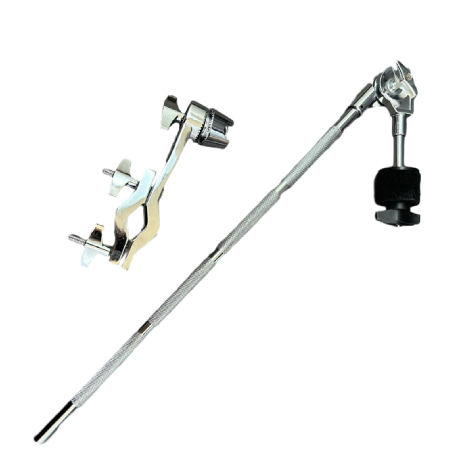Soporte de brazo para platillos con extensión de montaje de abrazadera, accesorios de tambor, piezas de hardware de tambor, soporte de montaje para platillos