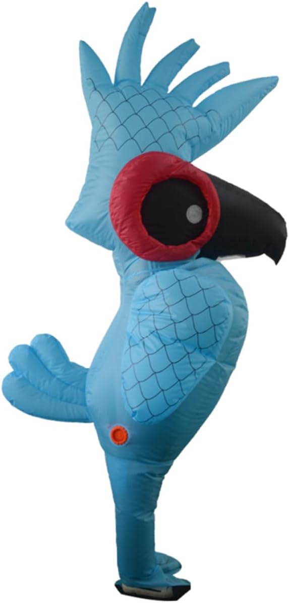 Parrot Inflatable Suit, Lightweight Polyester, Carnival Party Costume