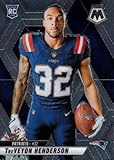 2025 Panini Mosaic Football #278 TreVeyon Henderson Rookie Card Patriots