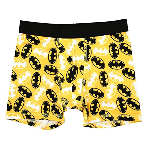 Bioworld ZBB1A8LBTMPP02 Dc Comics Batman Boxers Bat Logo 4Pk Boys Underwear Boxer Shorts-Large (8) Multicolored thumb #2