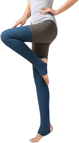 AONIJIE Women Professional Yoga Socks - Calf Knitted Leg Warmers