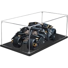 JOMIOD Acrylic Display Case for Lego 76240 DC Batman Batmobile Tumbler, Dustproof Display Box Compatible with Lego 76240 - Model Not Included 3MM