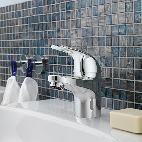 GROHE Swift New, Waschtischarmatur, Zugstangen-Ablauf, 1/2' Anschluss – Ansicht 3