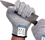 ✅ 【MÚLTIPLE USABILIDAD】Además de para cortar, pelar, rebanar y rallar en la cocina, los guantes se pueden utilizar en cualquier situación que suponga un posible riesgo de corte.