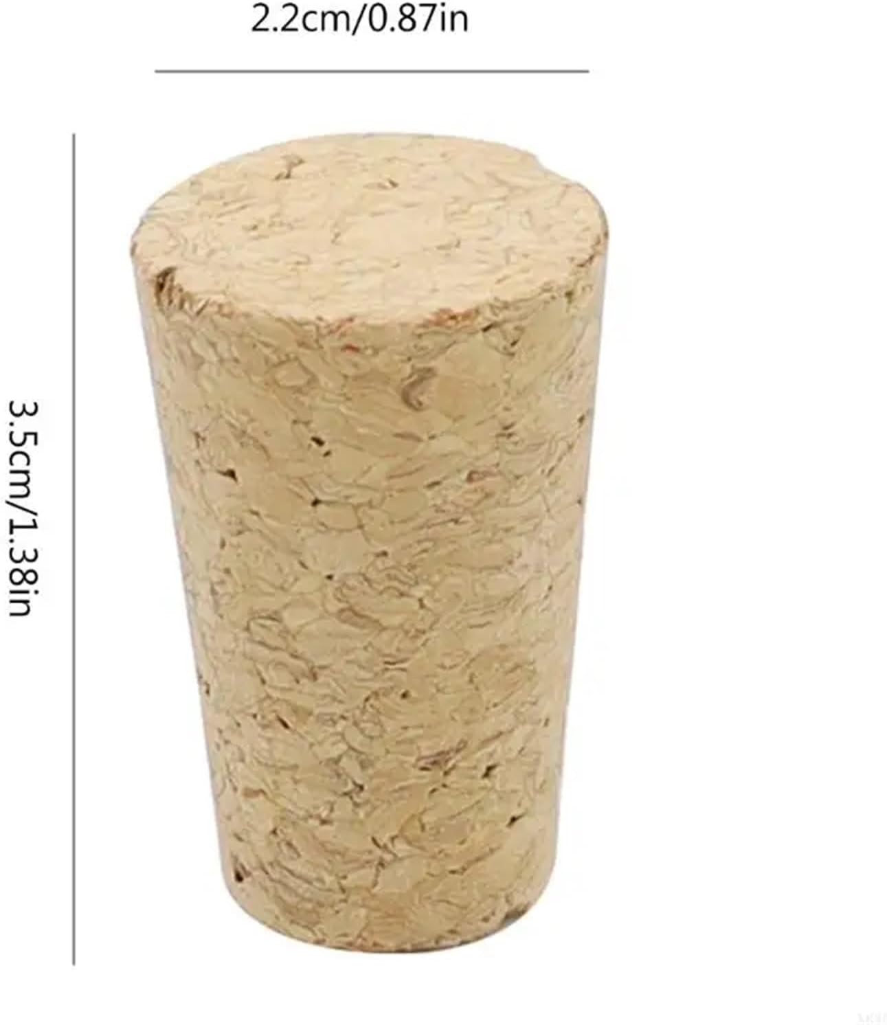 Natural Wood Wine Corks 90Pcs Wooden Beer Bottle Stopper Tapered Cork Natural Soft Corks