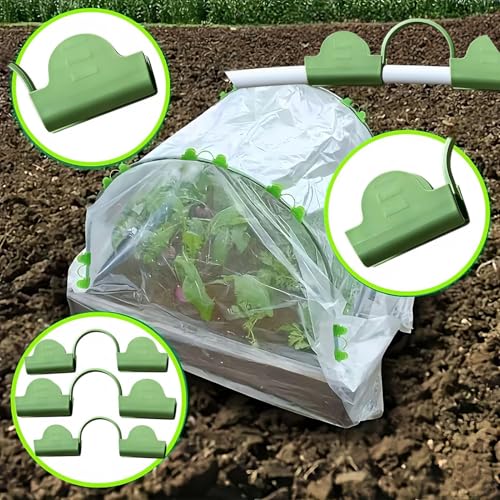 Abrazaderas de red de sombreado para proteger cultivos domésticos frente al viento 4