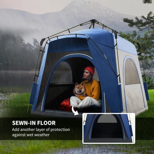 Carpa Pop Up para Camping para 4 Personas miniatura 3