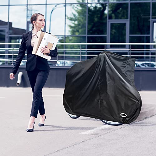 Bike Cover, Srimmit Upgrade Outdoor Waterproof Bicycle Covers, Anti Rain Snow Uv Dust Wind Proof With Lock Holes For Mountain Road Bikes (Xl-79 Inch) #TOP6