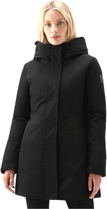 Parka woolrich boulder cfwwou0724frut0001 blk -a.3 - s : Amazon.de 