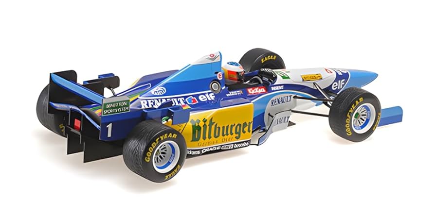 Amazon.com: Minichamps Benetton Renault B195#1 Winner