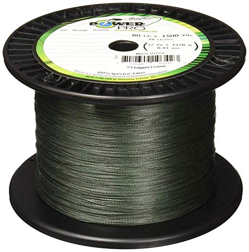 PowerPro Microfilament Braided Fishing Line, 300 Yard 30 LB