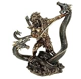 Veronese 708-7752 Griega Figura Hercules Lucha contra La Hydra 32 CM Creta Held Ungeheuer