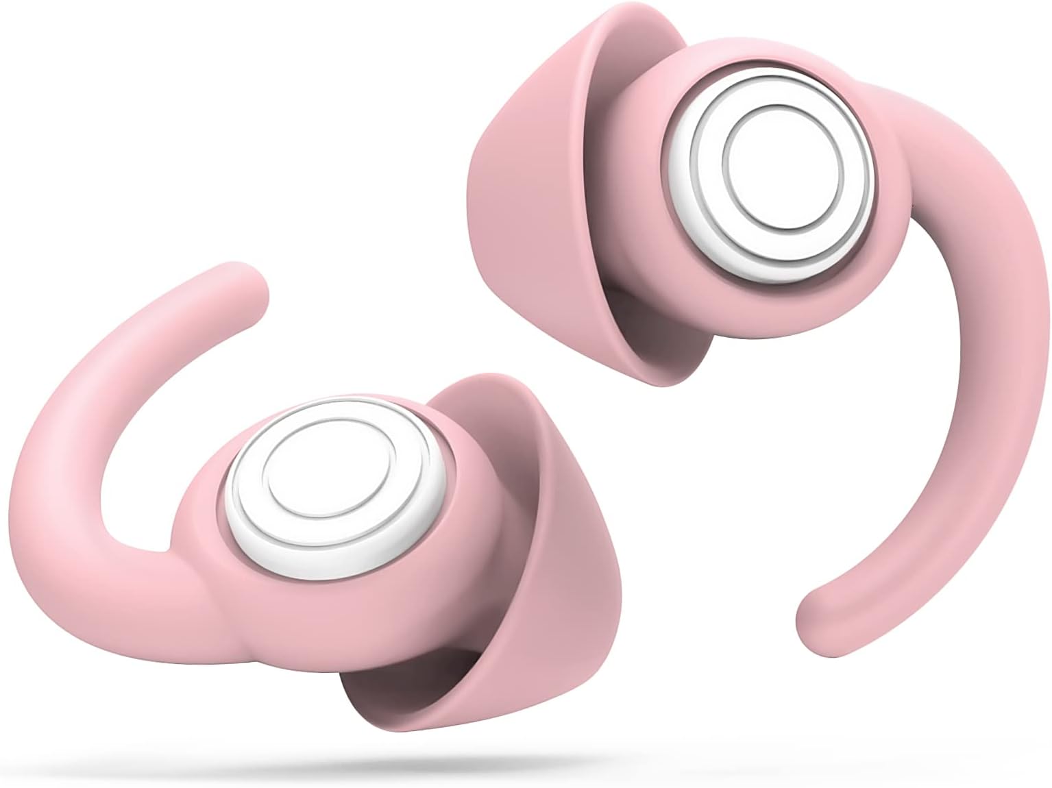 SUPCEAT Hearing Protection Ear Plugs, for Noise Cancelling - Noise Reduction 25db, (S/L) Reusable Silicone Earplugs-Pink