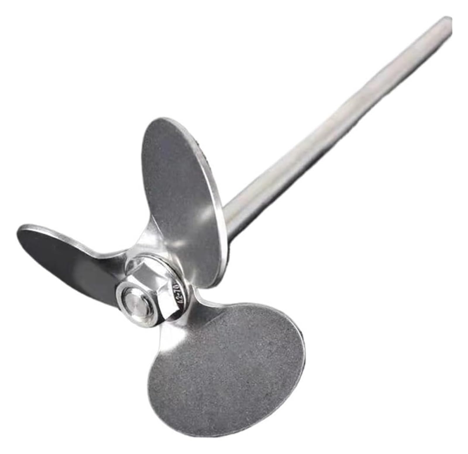 Śmigło dyspersyjne ze stali nierdzewnej, trzy ostrza do mieszania powietrza laboratoryjnego ze stali nierdzewnej, średnica 40 120 mm (ostrze 80 mm z prętem)