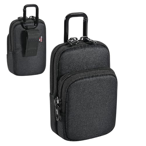 TXEsign MP3 Player Carrying Case Compatible with Innioasis G1/G3 MP3 Player, Soft Protective Pouch MP3 Storage Bag Organizer with Metal Carabiner and Belt Loop (1 Pack)